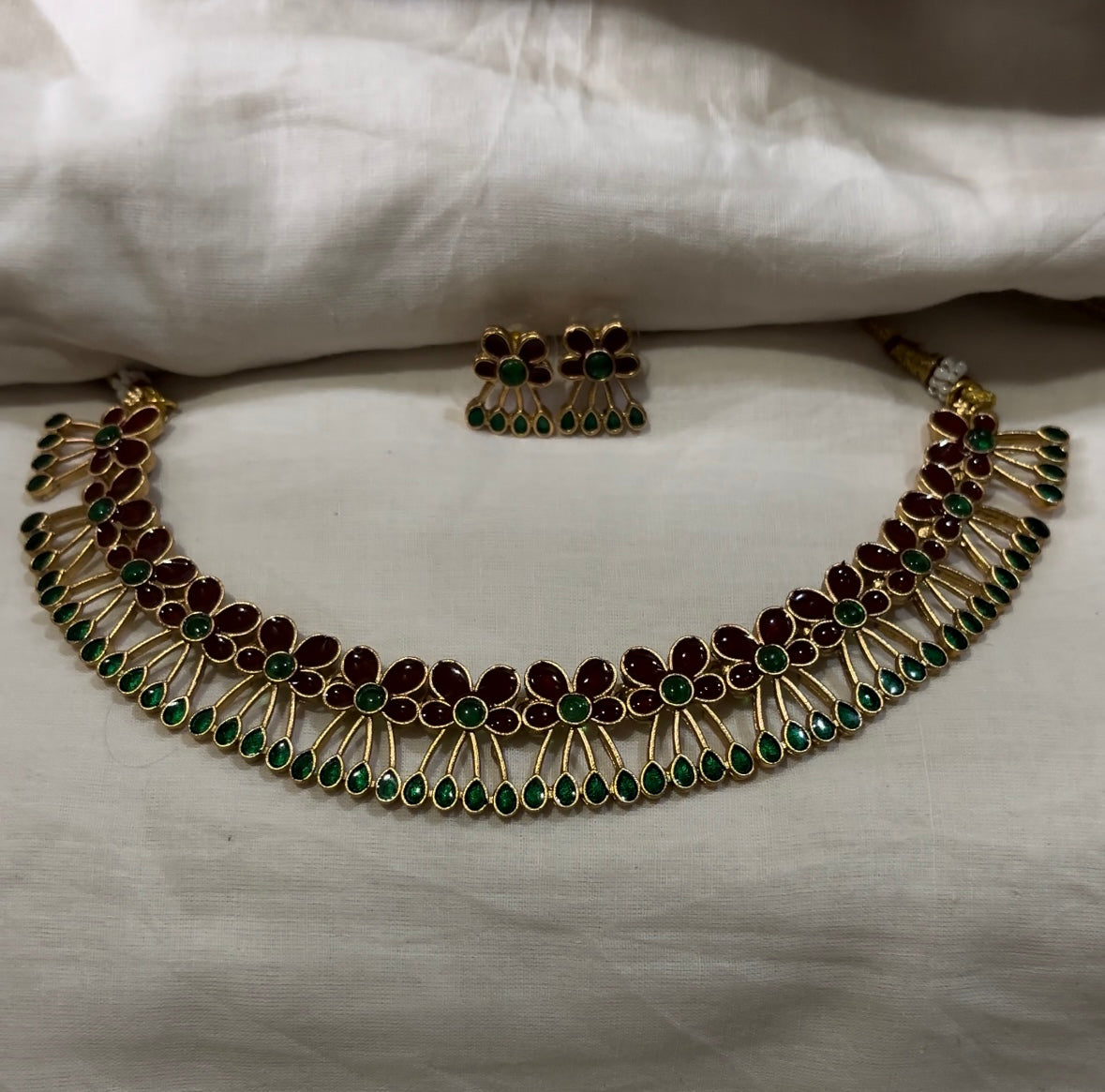 Enamel floral sets