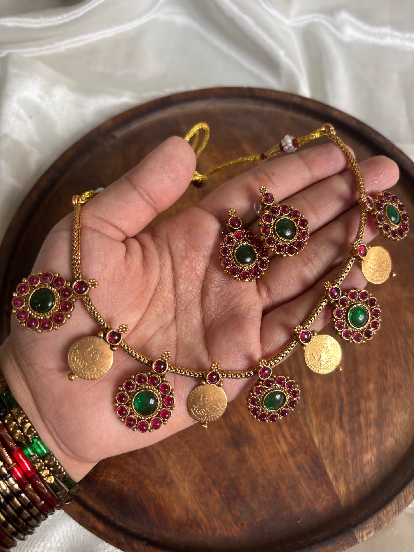 Kemp coin traditional necklace