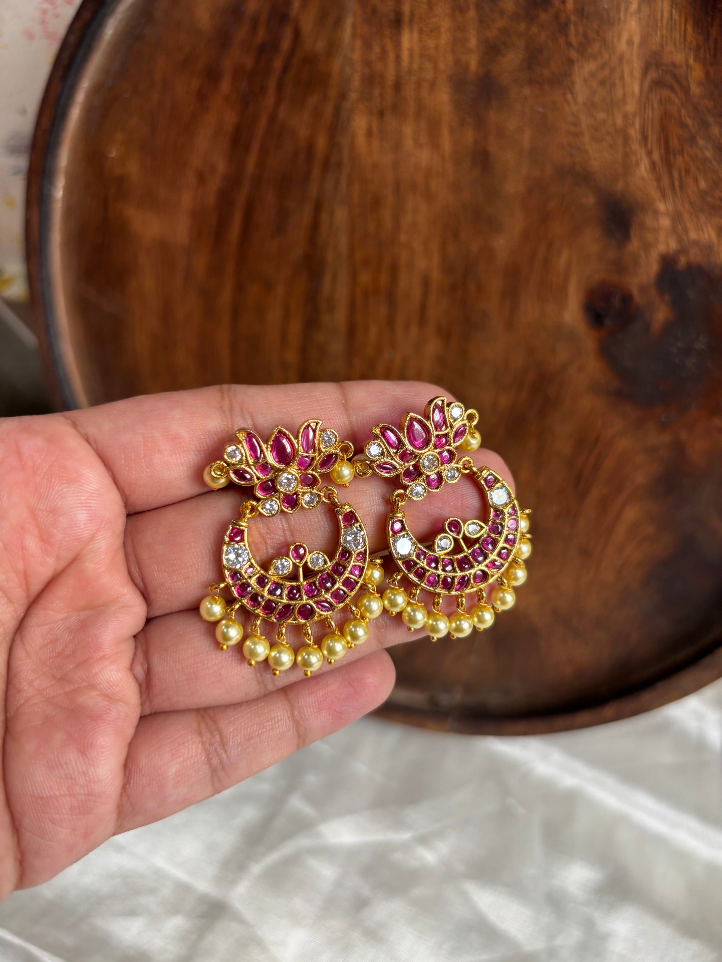 Kemp Chandhbali earrings