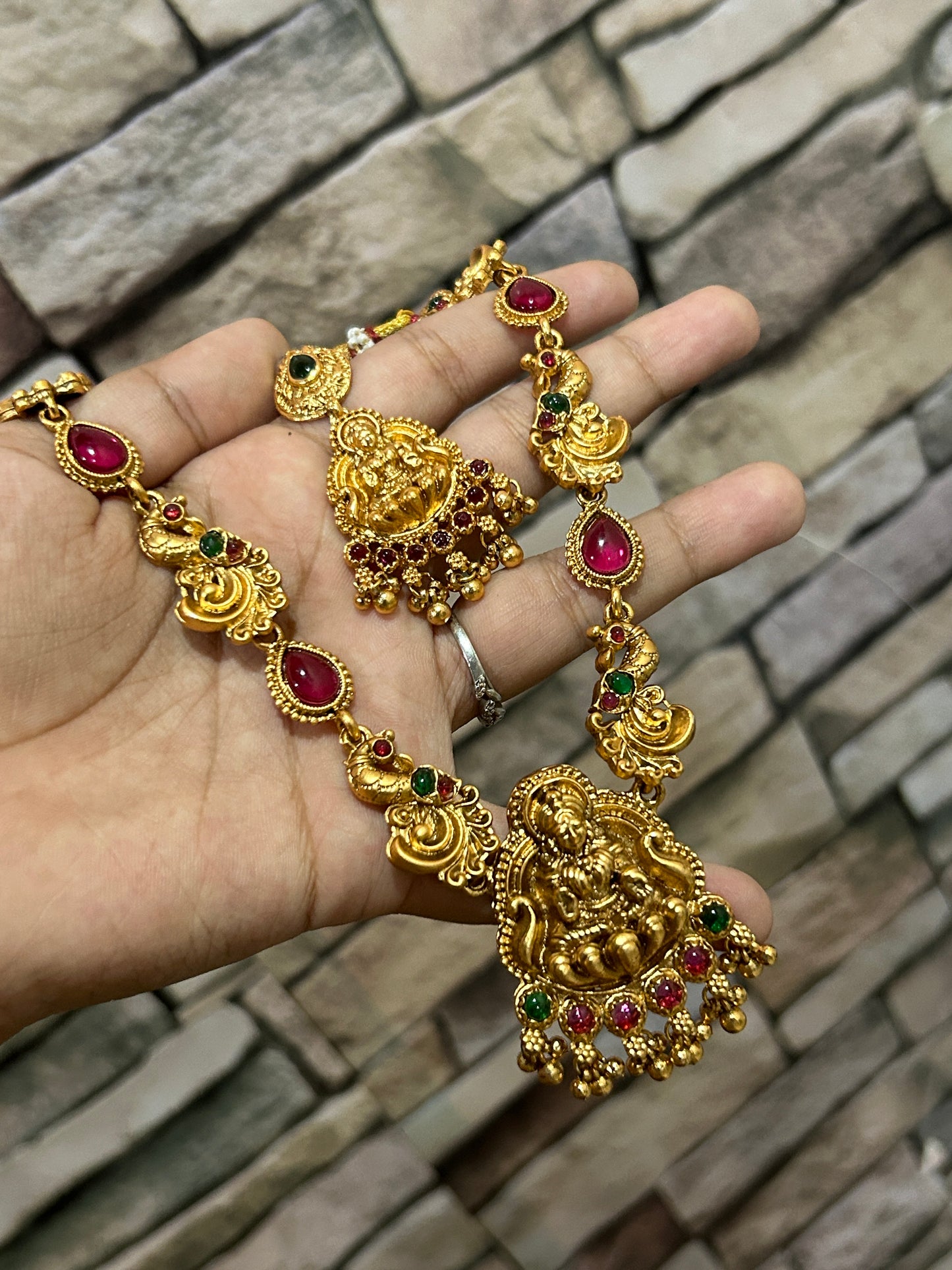 Nagas stone Lakshmi set