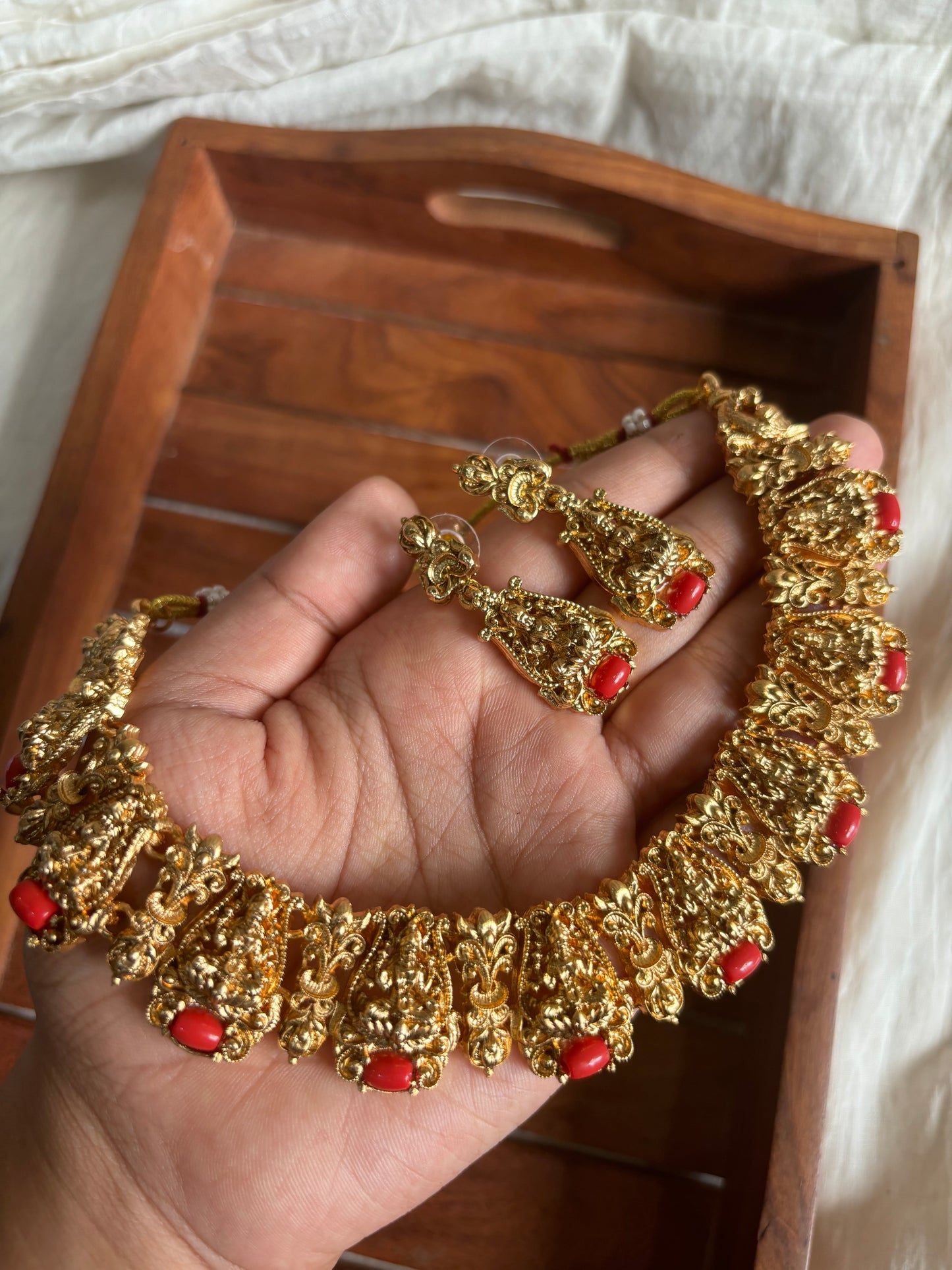 Coral necklace-11