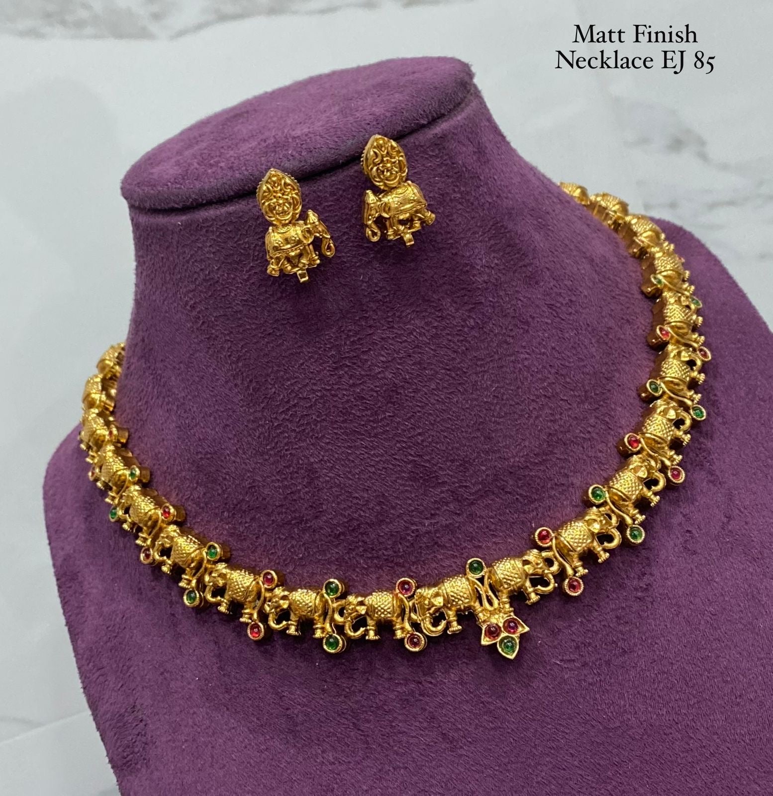 Tusker choker cum necklace