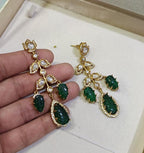 Leaflet earrings