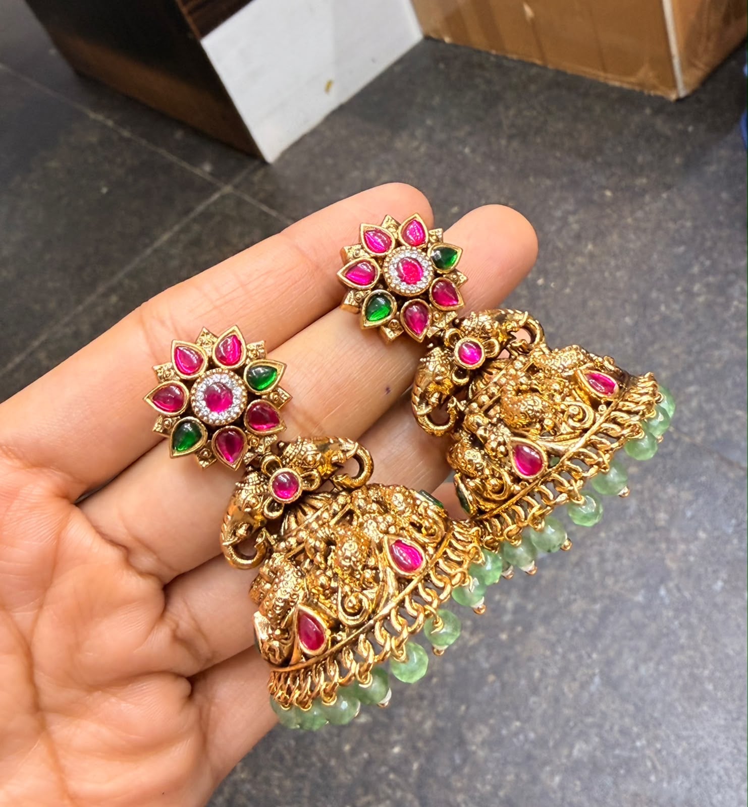Tusker kemp earrings