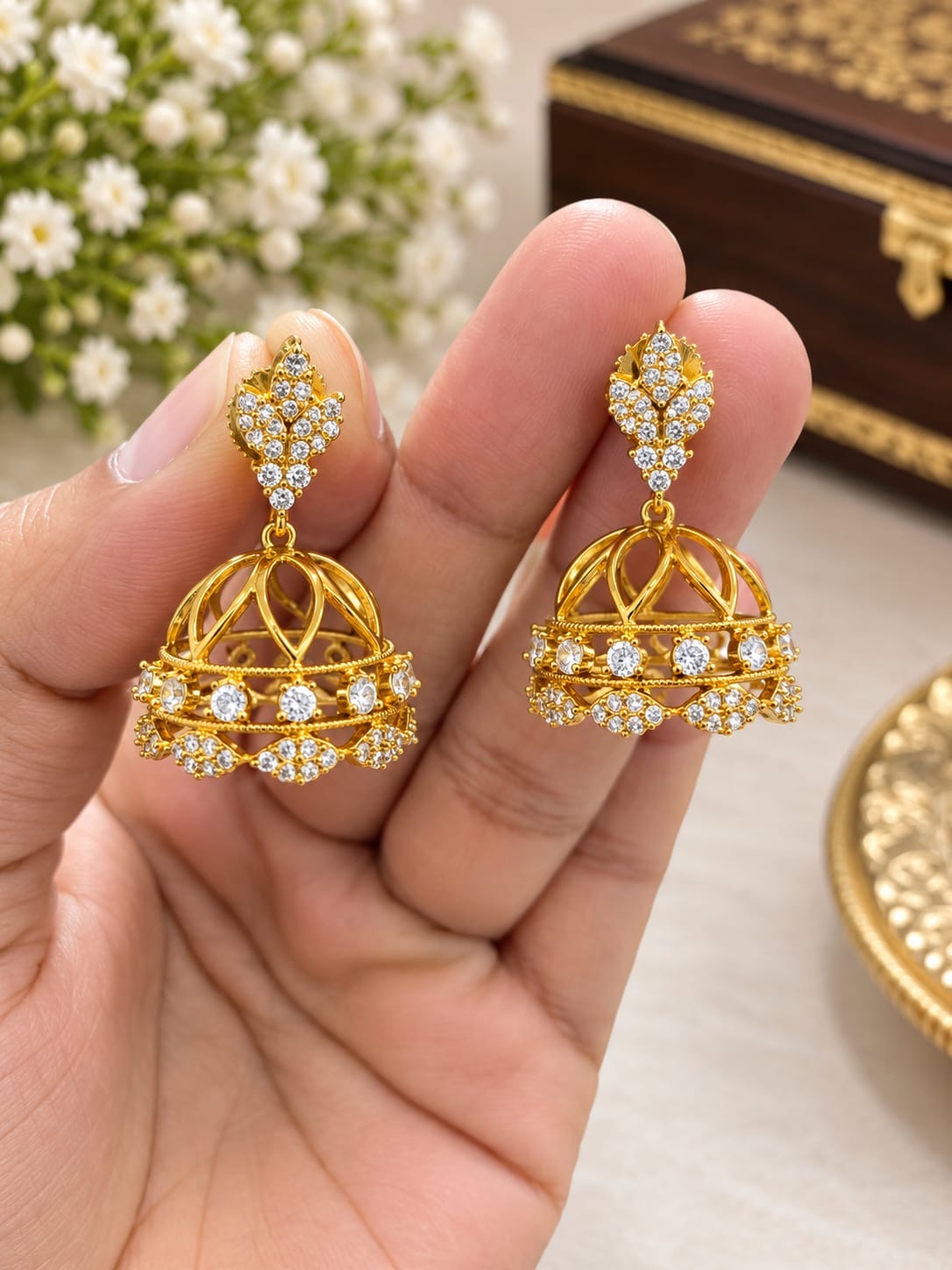 Mini jhumkas