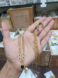 Chain stone neckpiece