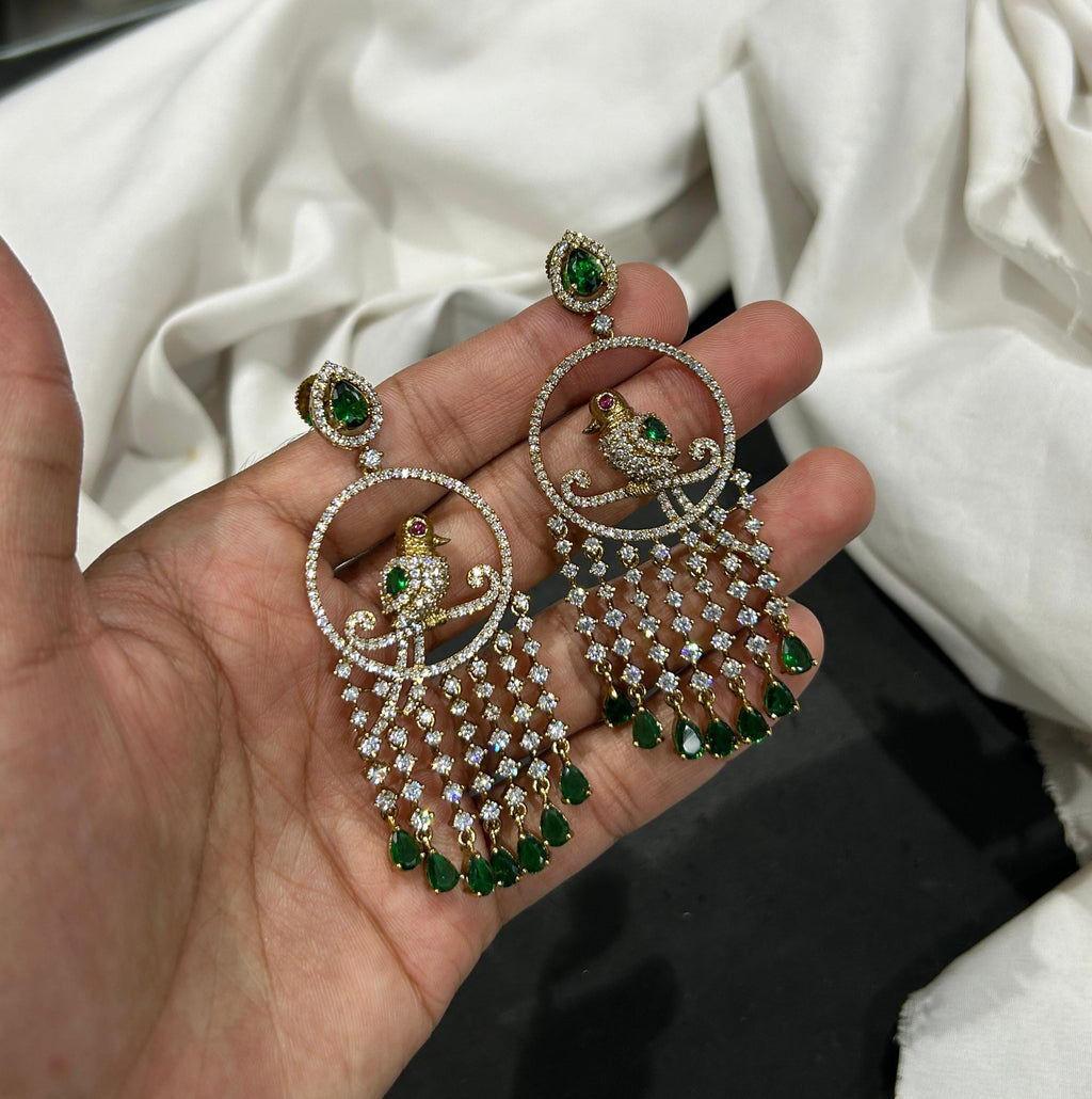 Parrot earrings