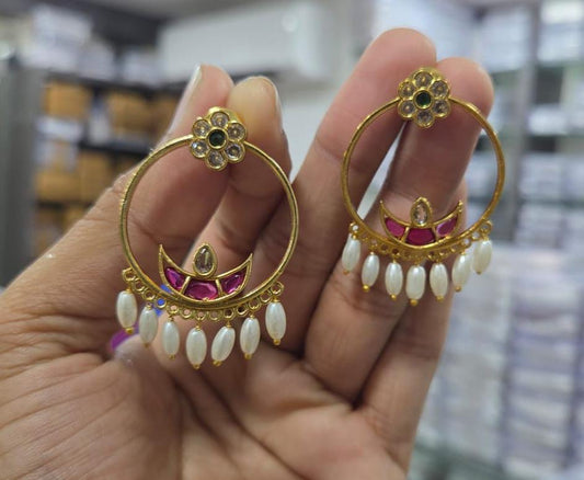 Ring earrings