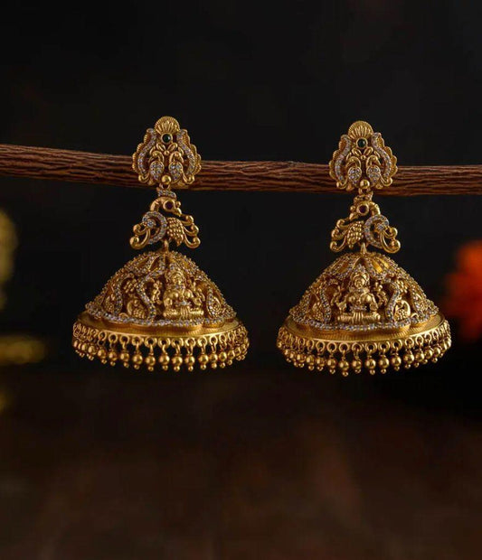 Bell antique jhumkas