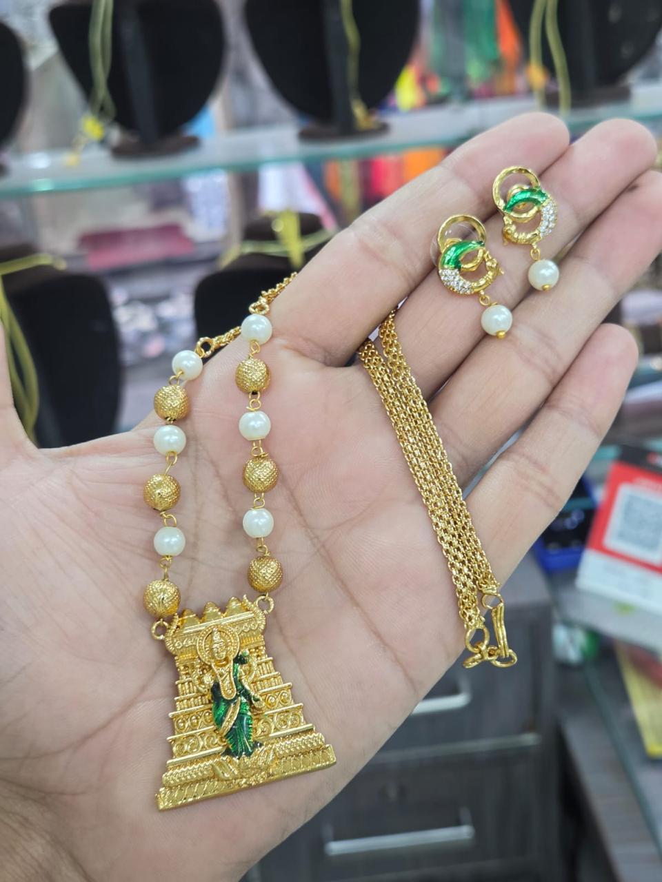 Gopuram Lakshmi necklace