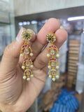 Circle flowy earrings