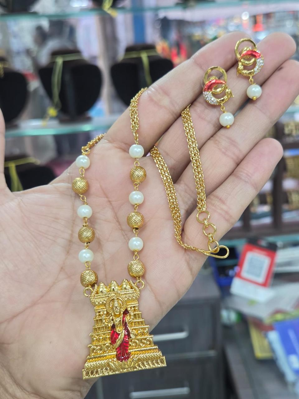 Gopuram Lakshmi necklace