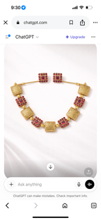 Floral square set