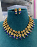 Layered blue necklace