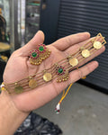 Coin stone choker