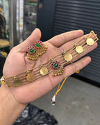 Coin stone choker
