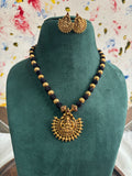 Black beaded neckpiece
