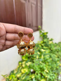 Double layer elakkathali jhumka