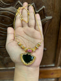 Gold palakka pendent