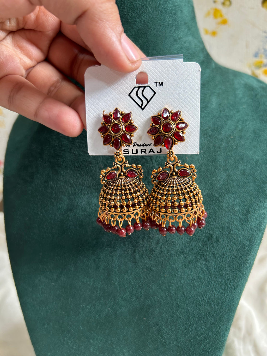 Budget friendly jhumkas