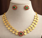 Floral Double layer coin