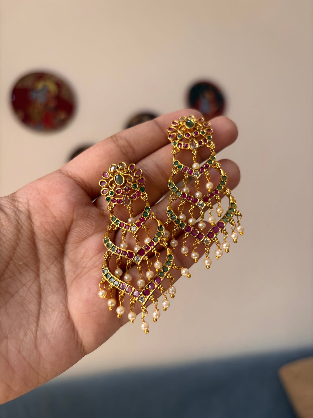 Floral danglers
