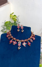 BFS-Kundan ball necklace