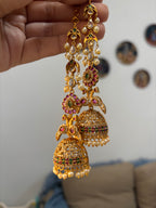 Jhumka with maatal