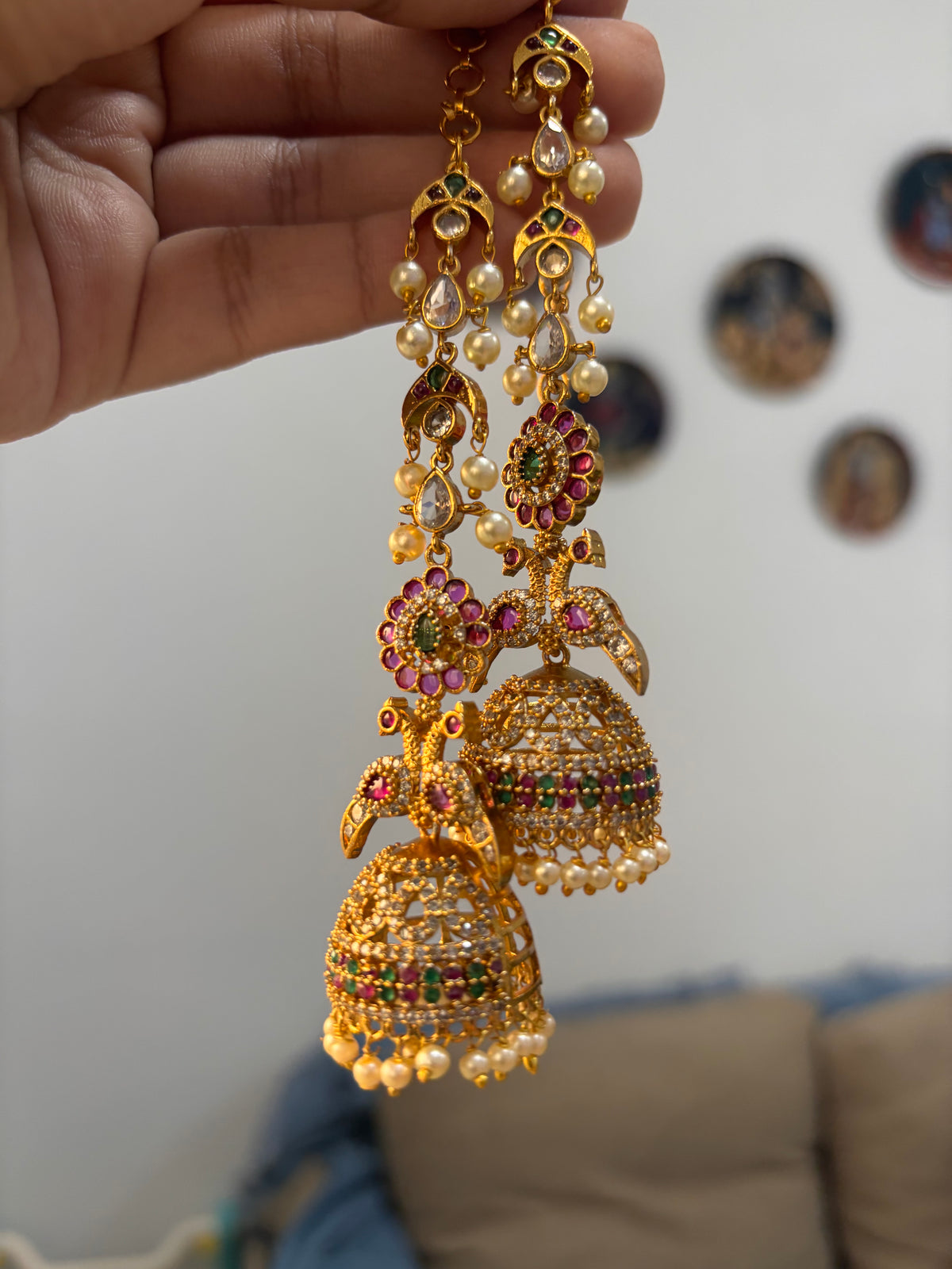 Jhumka with maatal