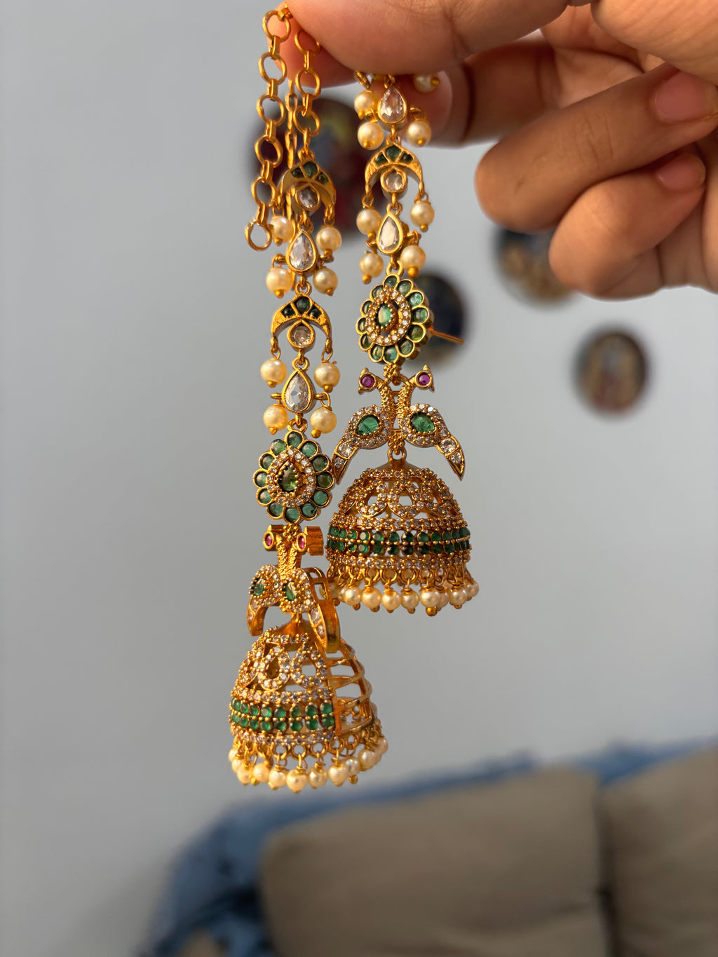 Jhumka with maatal