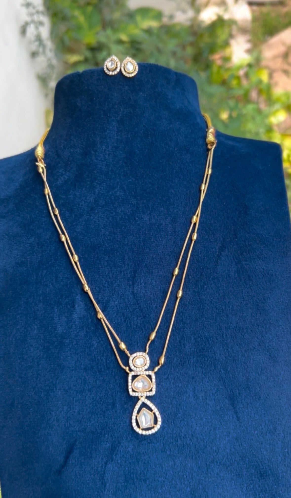 Polki pendent