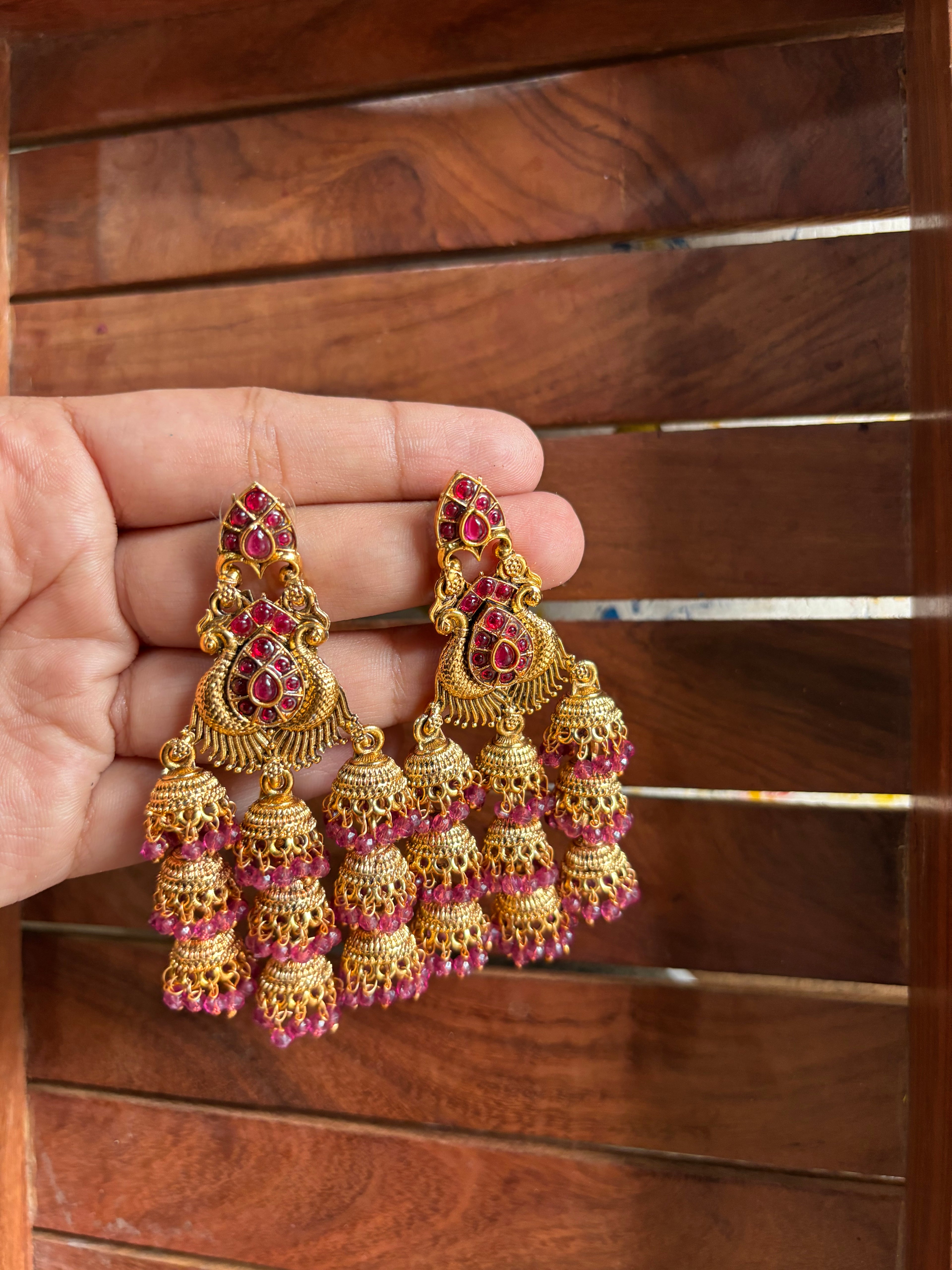 Layered earrings