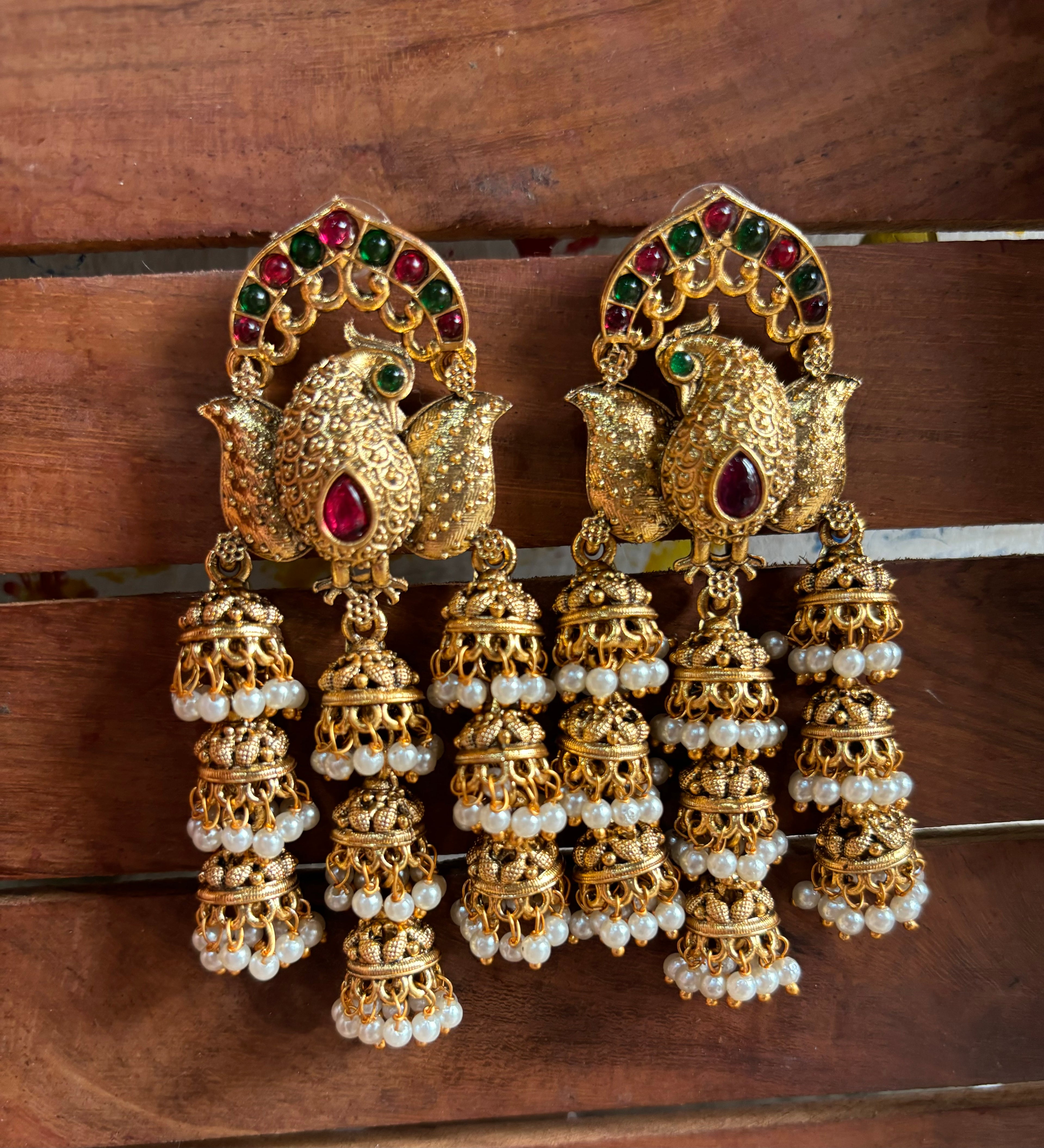 Layered earrings