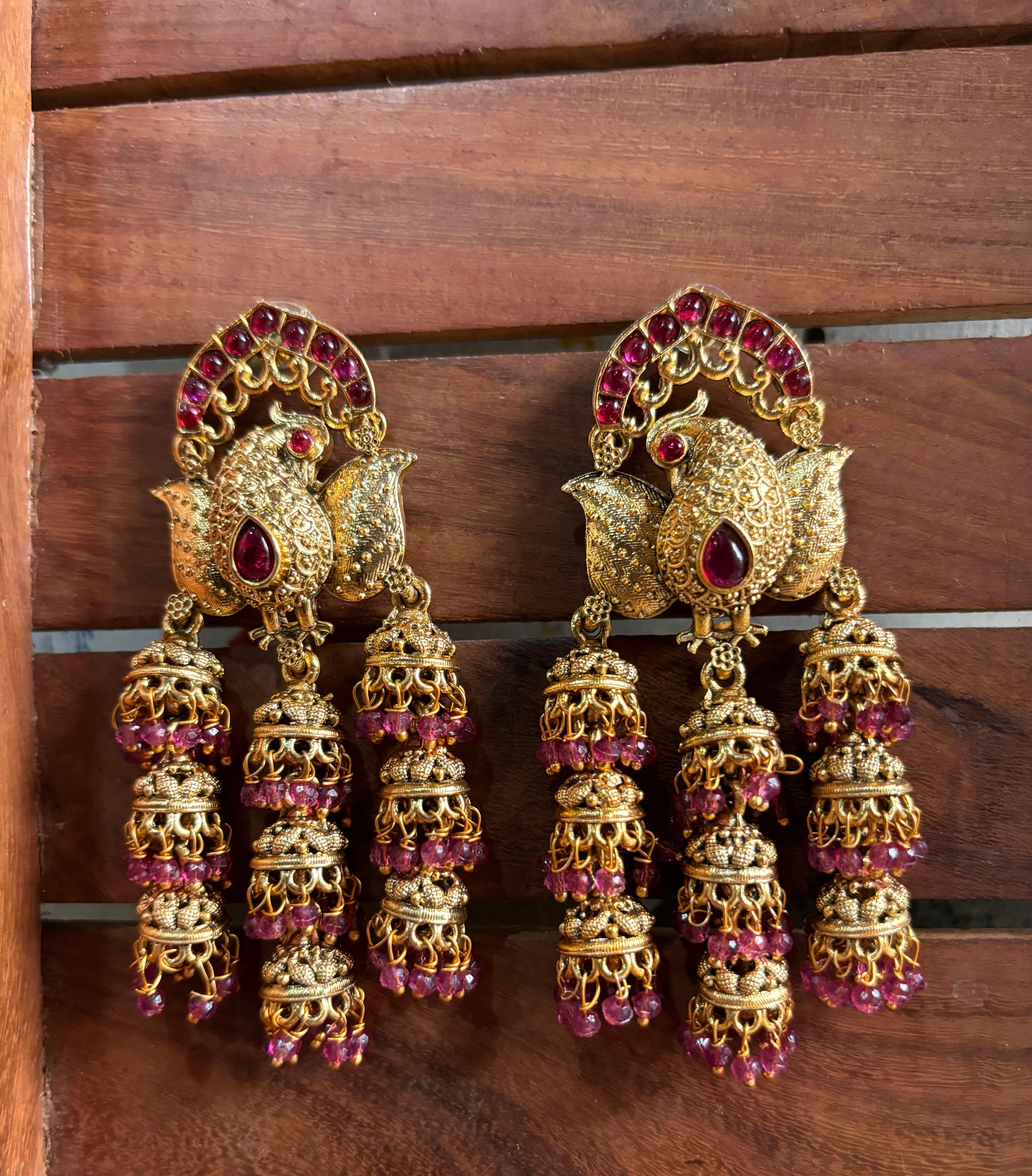 Layered earrings