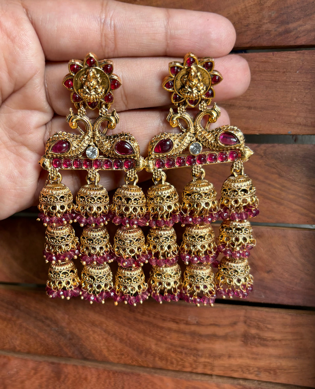 Layered earrings