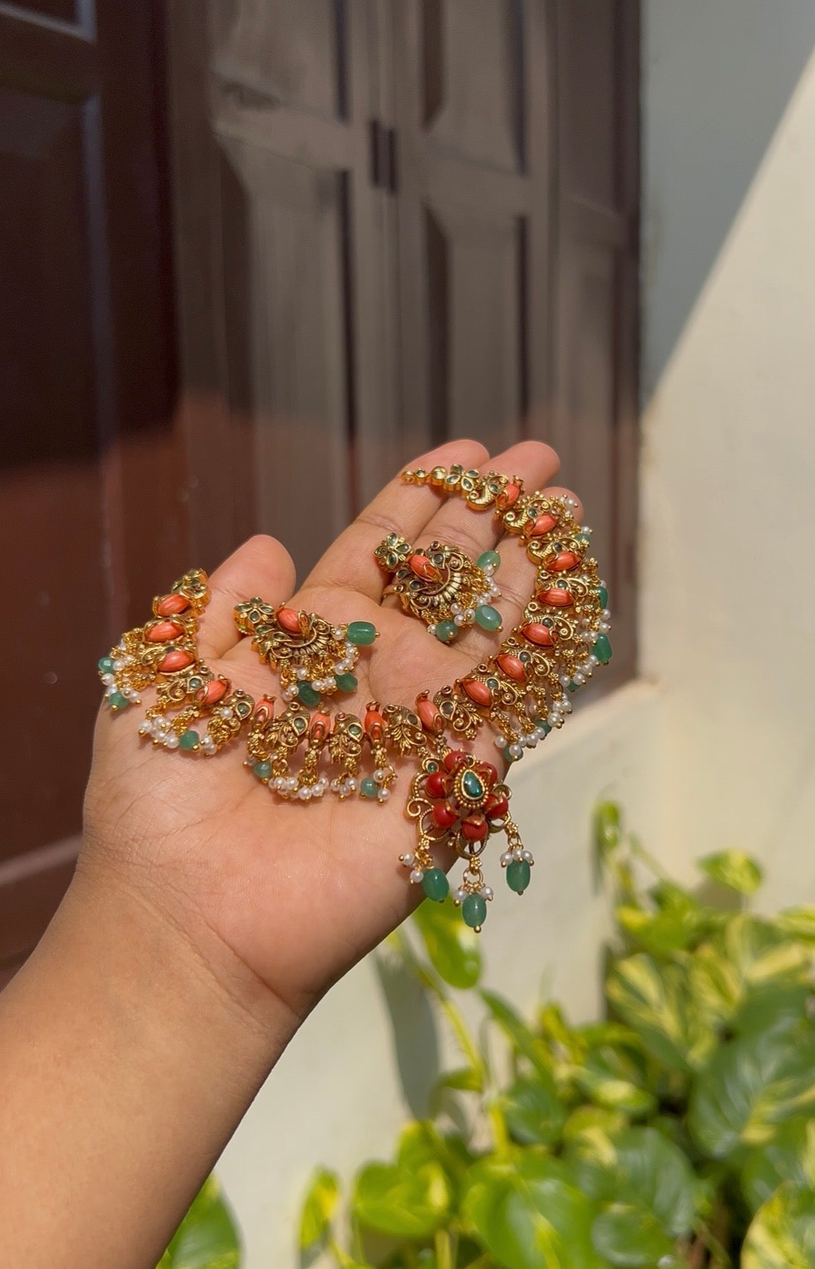 Pavizhamalli necklace