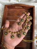 Lotus drops necklace