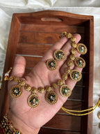 Lotus drops necklace
