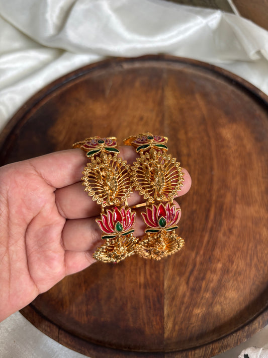 Lotus Krishna bangles