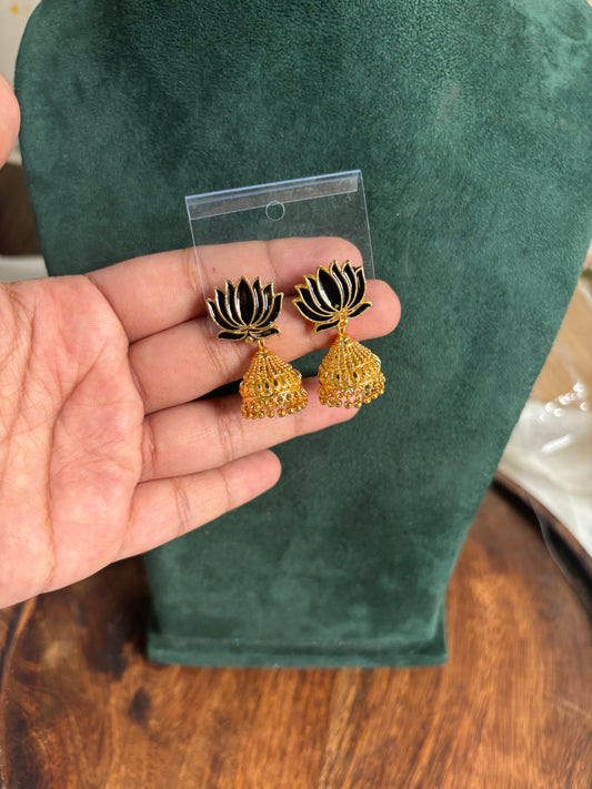 Lotus jhumka-GF