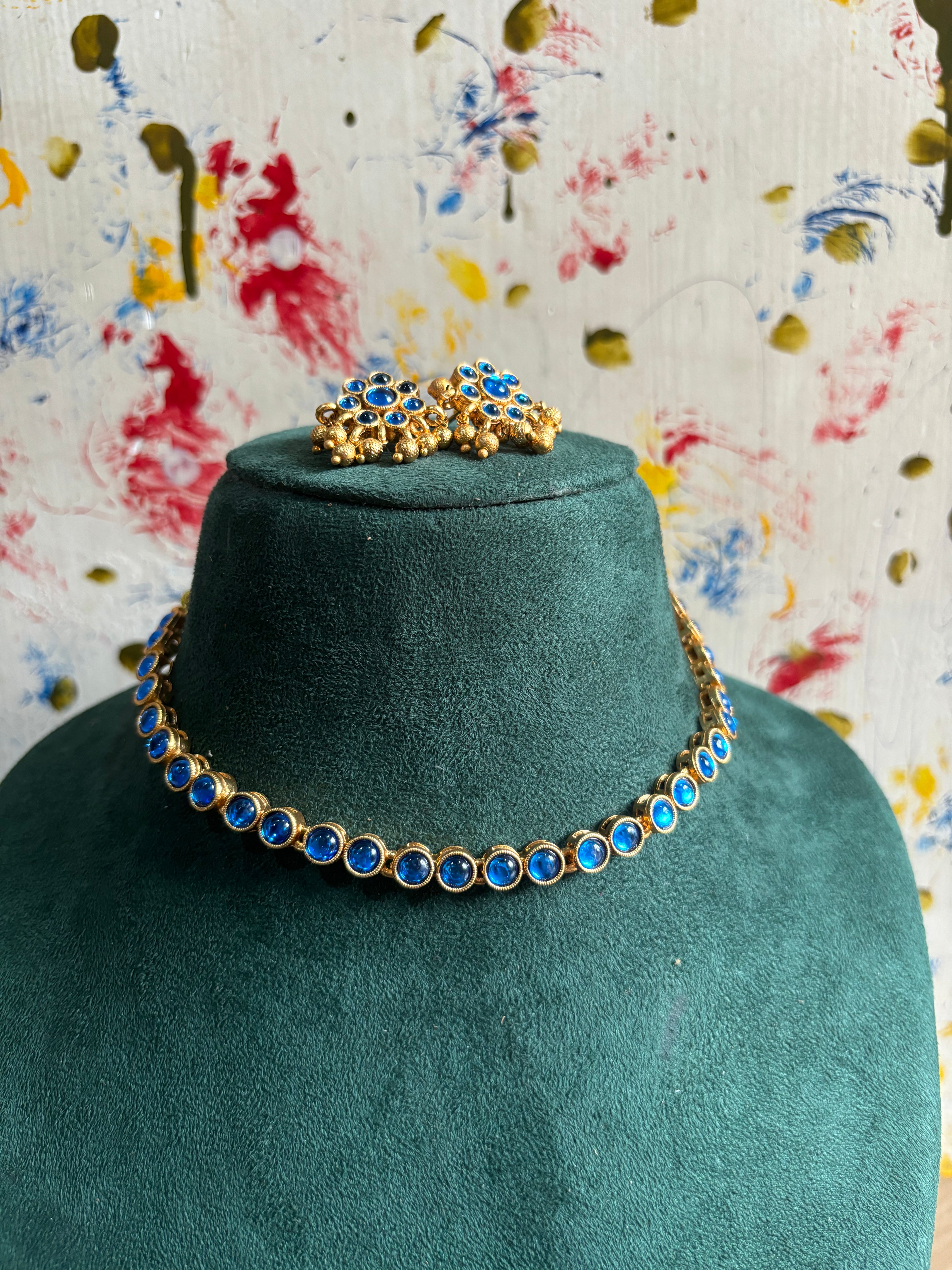 Stone necklace-23