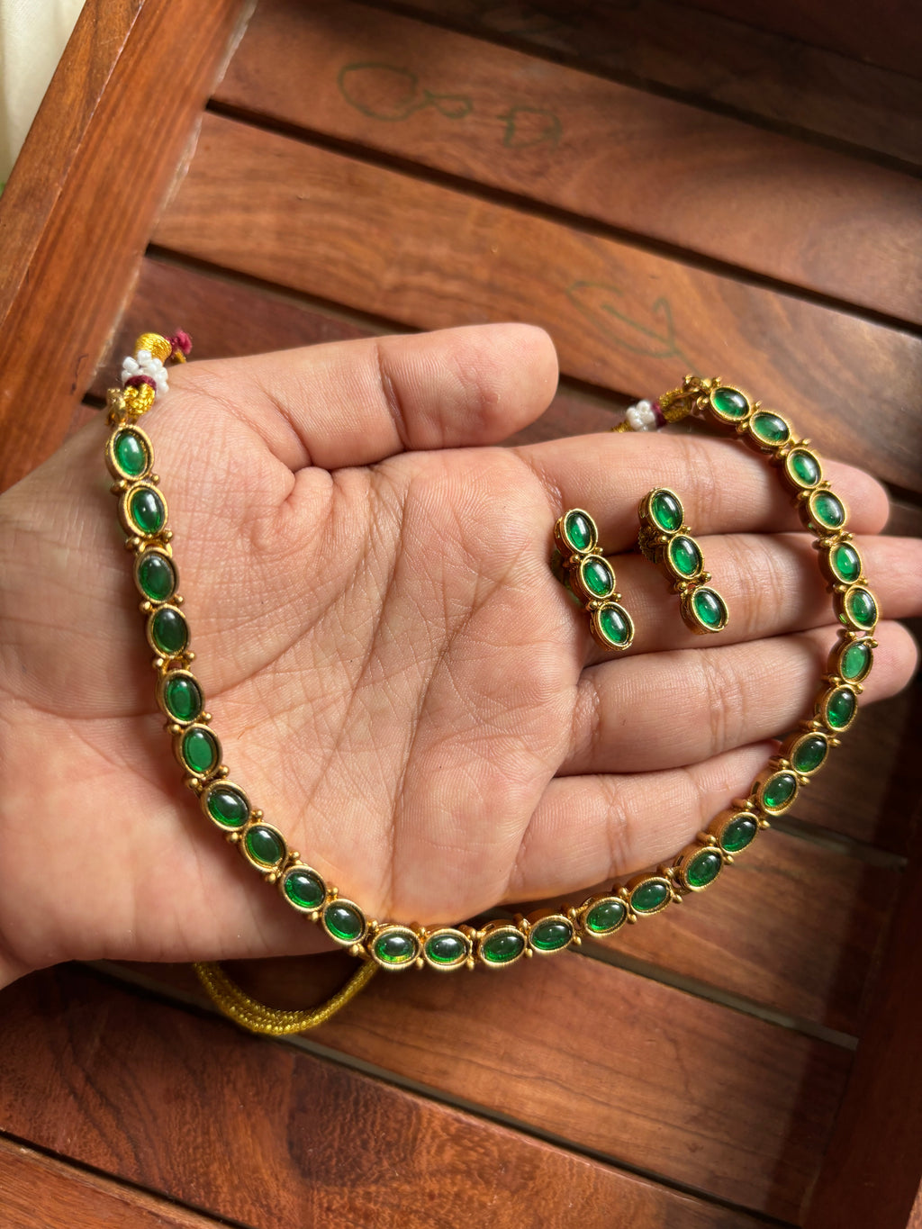Stone necklace-22