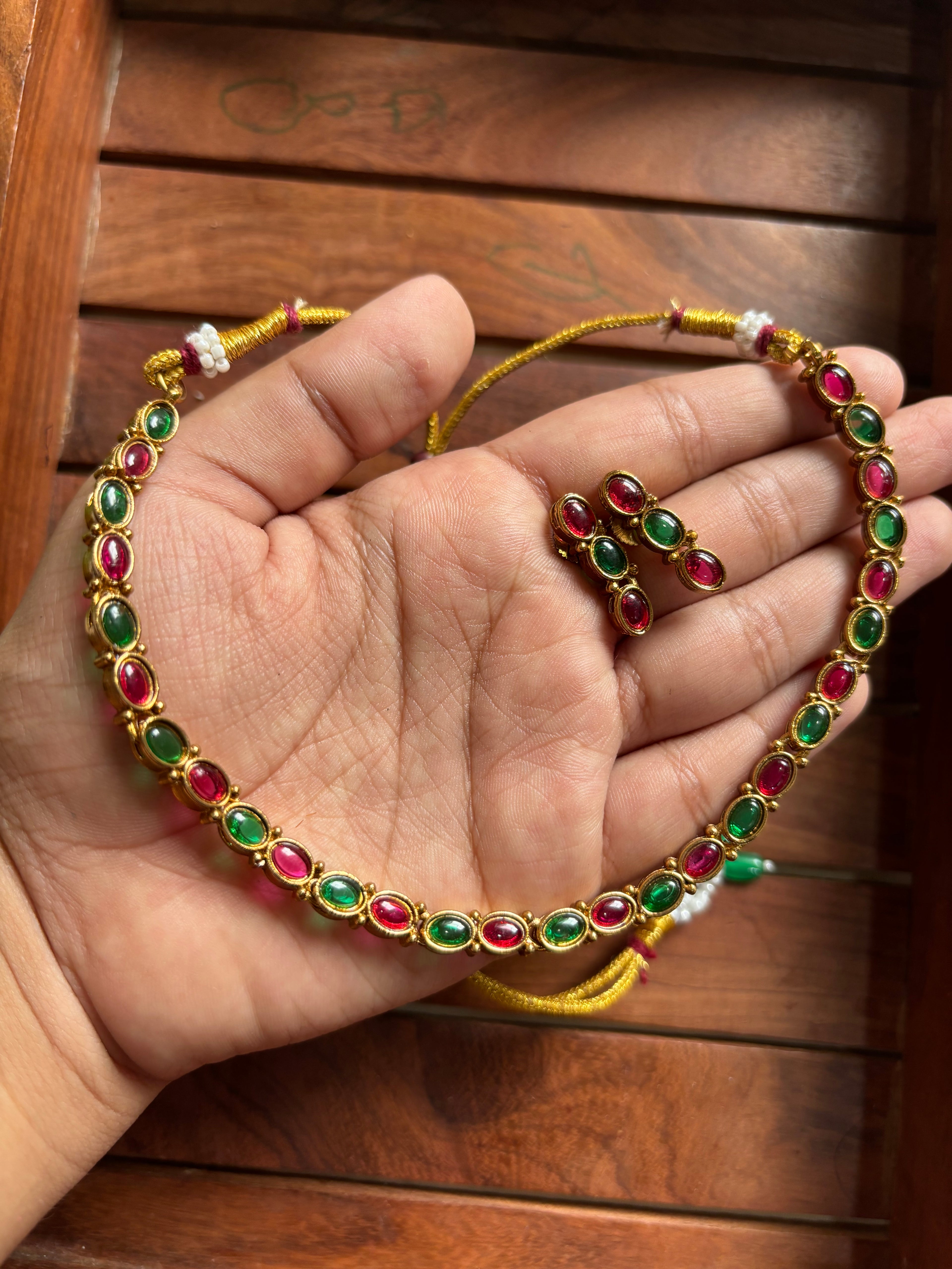 Stone necklace-22