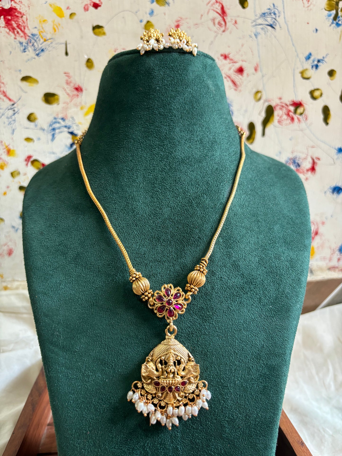 Lakshmi pendent set-3