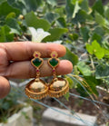 Palakka stone jhumka