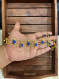 Blue palakka choker