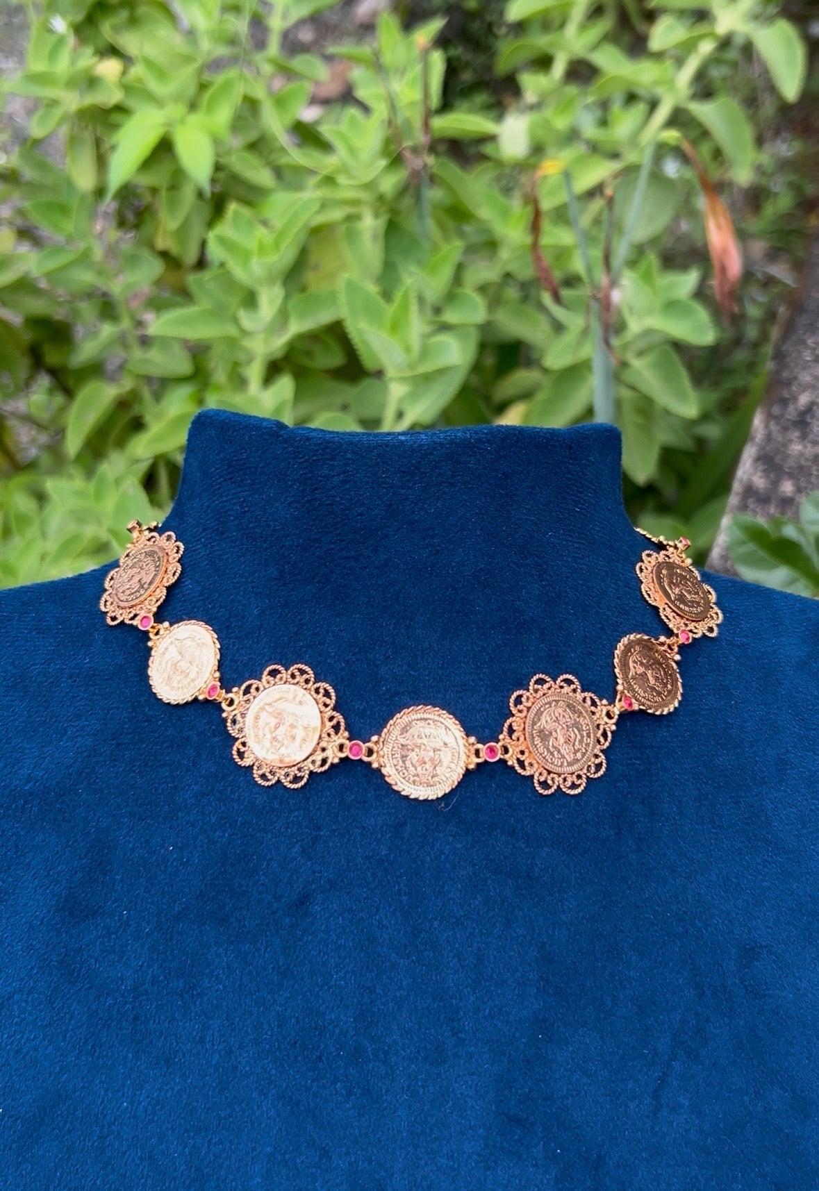Gold plated antique coin