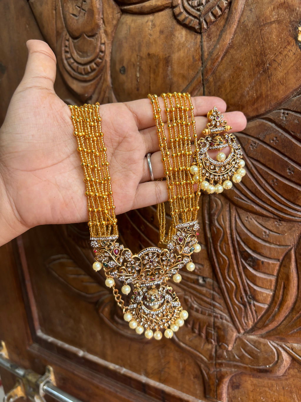 Beaded long haaram