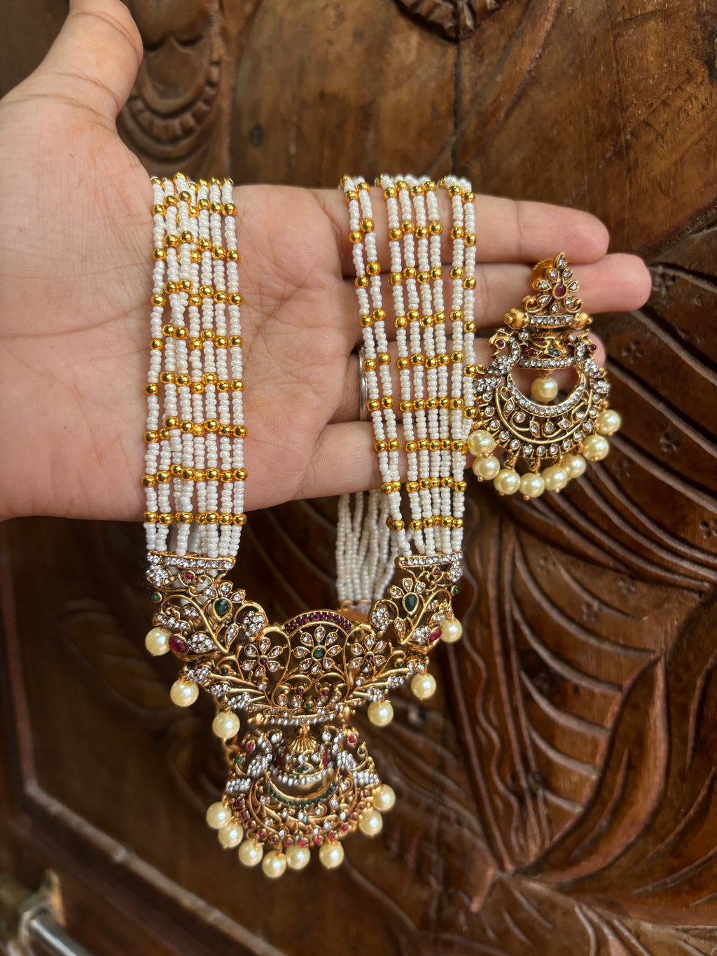 Beaded long haaram