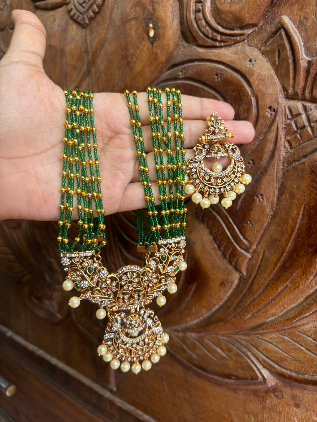 Beaded long haaram